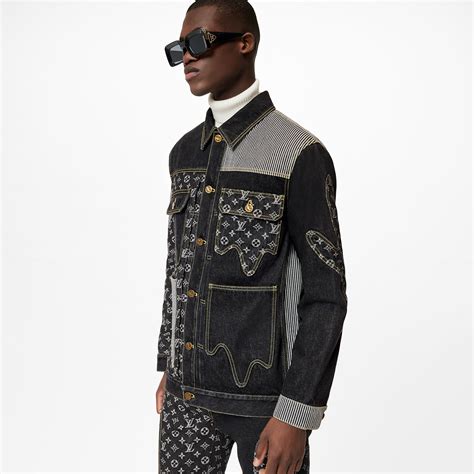 lv denim jacket men